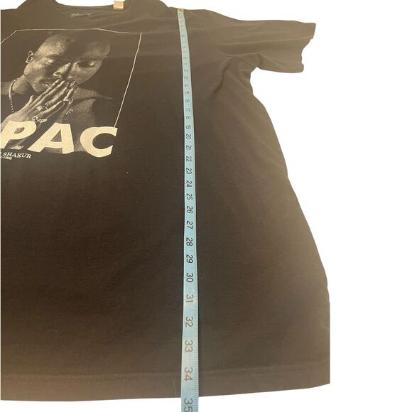 Bravado Tupac Shakur Rap Tee 5XLT Black Oversized Hip Hop Graphic T-Shirt - Picture 6 of 10